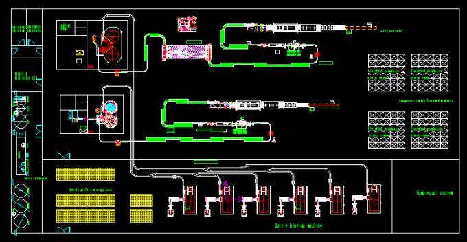Linea di produzione automatica completa di acqua minerale potabile 4