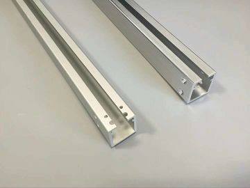Cnc Machining Hole Aluminium Industrial Profile With Matt Silver Anodizing