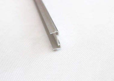 Silver White Mill Finish Aluminium LED Profiles Customized ISO9001 Certification
