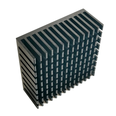 Electronic Aluminium Heatsink Profiles Black Anodized Welding