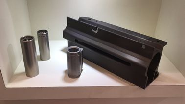 Matt Black Anodized Aluminium Industrial Profile / Aluminum Heat Sink
