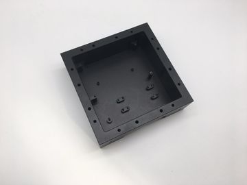 Black Anodized 4 Axis CNC Machining Parts Enclosure Square Parts