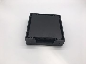 Black Anodized 4 Axis CNC Machining Parts Enclosure Square Parts