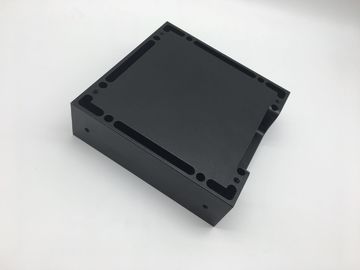 Black Anodized 4 Axis CNC Machining Parts Enclosure Square Parts