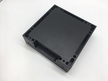 Black Anodized 4 Axis CNC Machining Parts Enclosure Square Parts