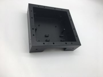 Black Anodized 4 Axis CNC Machining Parts Enclosure Square Parts
