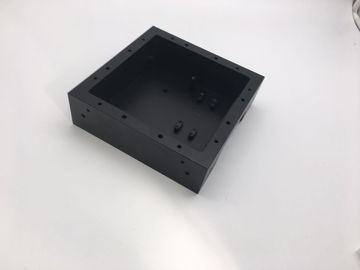 Black Anodized 4 Axis CNC Machining Parts Enclosure Square Parts