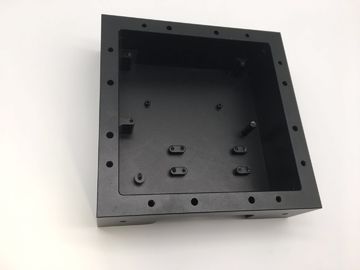 Black Anodized 4 Axis CNC Machining Parts Enclosure Square Parts