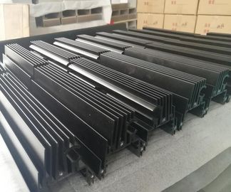 CNC Machined Black Anodized Aluminium Heat Sink Profiles For LED Light