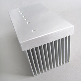 55mm Width Aa6063 Aluminium Extrusion Profiles Radiator , Extruded Aluminum Heatsink