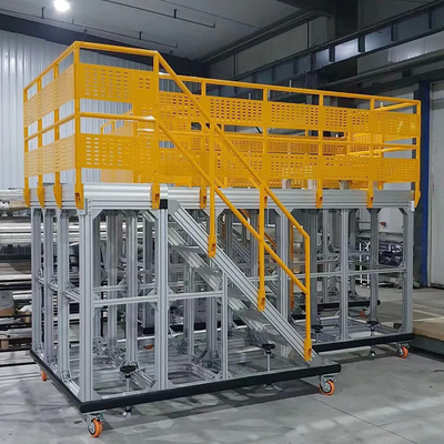 Punto mobile anodizzato di sicurezza delle piattaforme di profilo industriale di alluminio dell'Assemblea T5