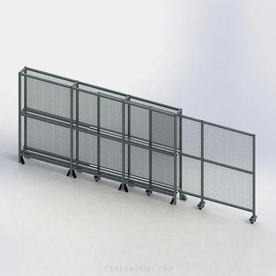 Cavo industriale di alluminio saldato espulso Mesh Fence 6063 di profilo - T5