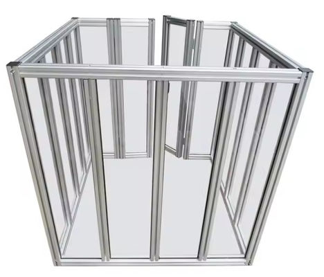 Profilo di alluminio per estrusione industriale personalizzato telaio 4080 4040 T slot Profilo di alluminio estruso per sistema di macchine robot