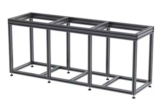 Profili di alluminio personalizzati Edificio sistema acquario scaffalature telaio industria scaffalature in alluminio vasca da pesce vasca da piscina scaffalatura da pesce display vasca da pesce