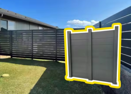 Rivestimento in polvere 6063 Moderni pannelli di recinzione per giardini in alluminio per la protezione della privacy Profili per paesaggi esterni
